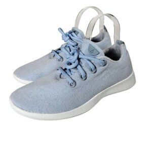 Allbirds Wool Sneakers Women's Size 8 Light Blue Shoes Lace Up